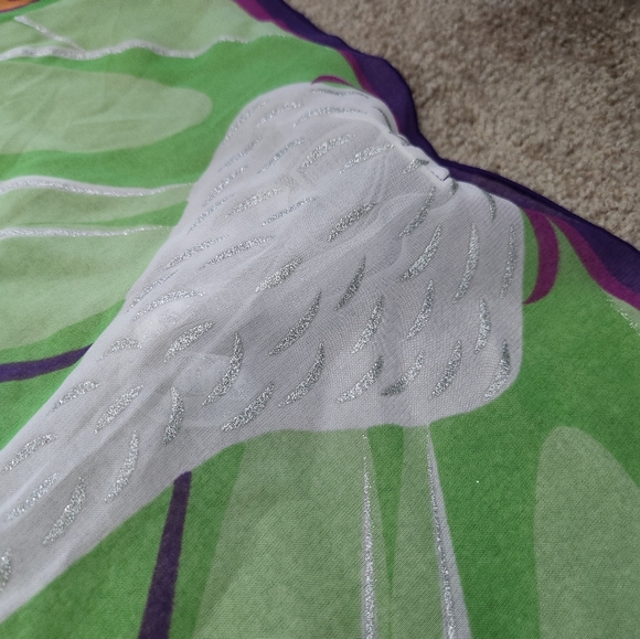 Green Luna Moth Wings Halloween Costume - Picture 3 of 6